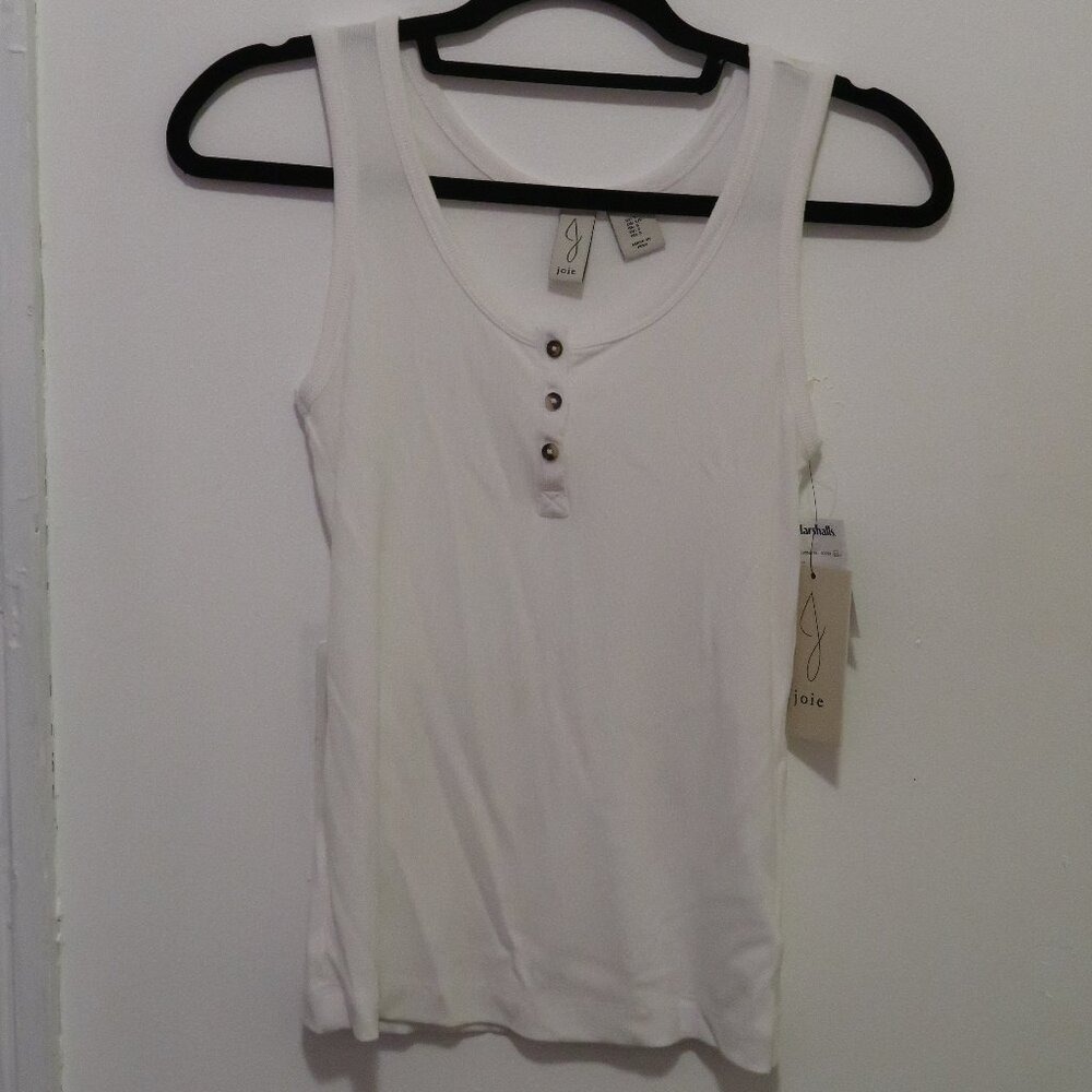 white tank top